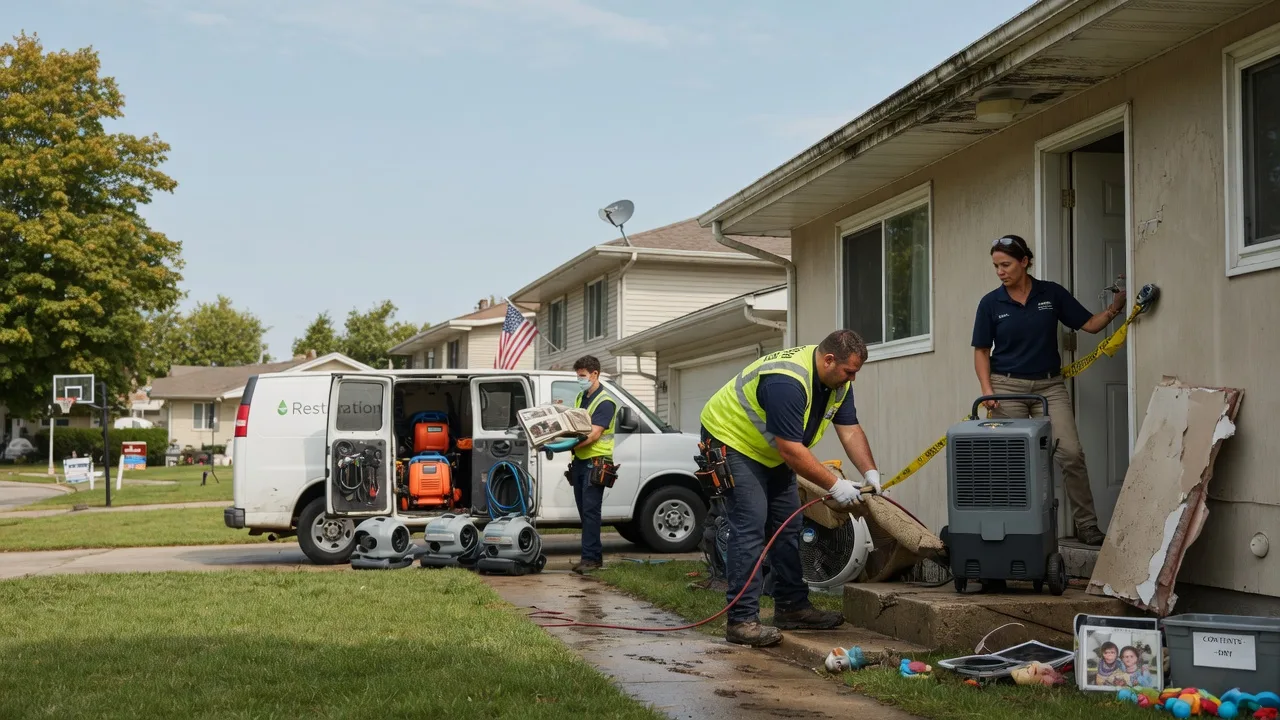 Water Damage Restoration in Joy, IL near me